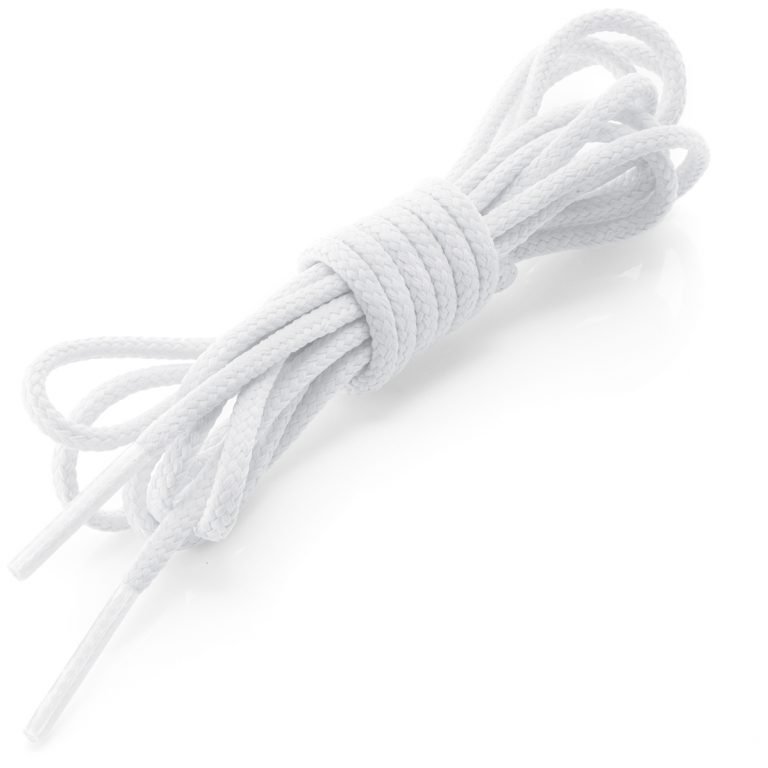 White - Thin Oval Laces