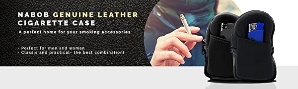 Genuine Leather Cigerrete Case