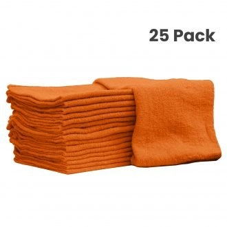 Shop Towels Pack of 25 Orange