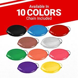 Oval Rubber Coin Purse Colors