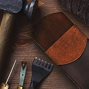 Rustic Leather Pocket Protector For Pens Craftmanship