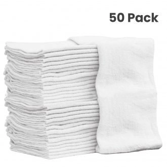 Shop Towels Pack of 50 White